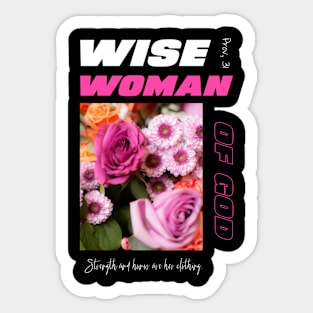 Wise Woman of God Sticker